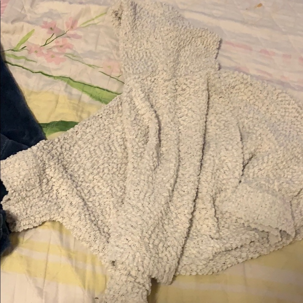 Fluffy turtle neck
